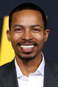 Brandon Scales at the premiere of Netflix's "Spencer Confidential" in Westwood, California.