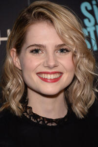 Lucy Boynton at the premiere of "Sing Street" in New York City.