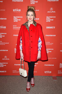Lucy Boynton at the Utah premiere of "Sing Street."