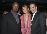 Andre Braugher, Courtney Hansen and Yancey Arias at the after party of the premiere of "Thief."