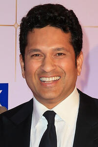 Sachin Tendulkar at the Taj Mahal Palace Hotel in Mumbai.