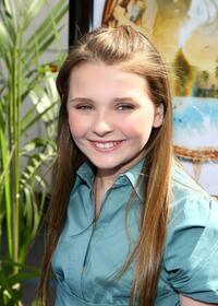 Abigail Breslin at the premiere of "Nims Island."