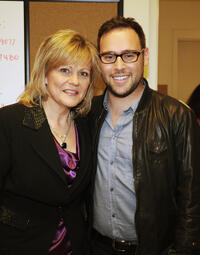 Vocal Coach/2011 Hall of Fame Inductee Jan Smith and Scooter Braun at the 33rd Annual Georgia Music Hall Of Fame Awards in Georgia.