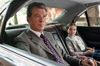 Pierce Brosnan and Ruby Jerins in "Remember Me."