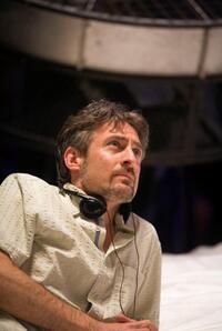 Director Eric Brevig on the set of "Journey to the Center of the Earth."