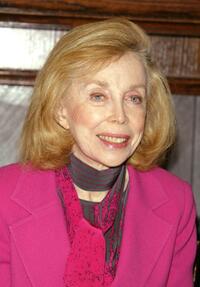 Joyce Brothers at the 40th Anniversary of the Beatles coming to America media conference.