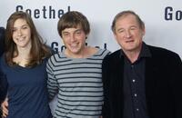 Miriam Stein, Volker Bruch and Burghart Klaussner at the photocall of "Goethe."