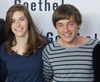 Miriam Stein and Volker Bruch at the photocall of "Goethe."