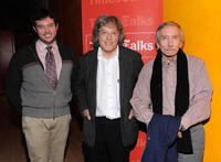 Patrick Healy, writer Tom Stoppard and Edward Albee at the New York Times TimesTalk.