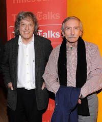 Writer Tom Stoppard and Edward Albee at the New York Times TimesTalk.
