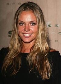 Agnes Bruckner at the AREA Nightclub Grand Opening.