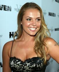 Agnes Bruckner at the premiere of "Haven."