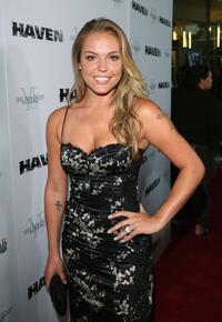 Agnes Bruckner at the premiere of "Haven."