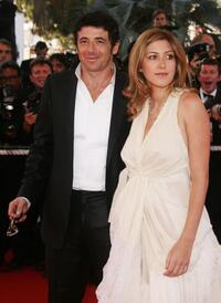 Patrick Bruel and Amanda Stern at the premiere of "Les Chansons D'Amour" during the 60th International Cannes Film Festival.
