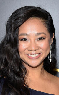Stephanie Hsu at the Amazon Studios Golden Globes after party in Beverly Hills, California.