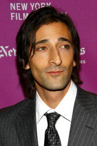 "The Darjeeling Limited" star Adrien Brody at the premiere during the New York Film Festival.