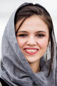 Marzieh Rezaei at the photocall for "3 Faces" during the 71st annual Cannes Film Festival.