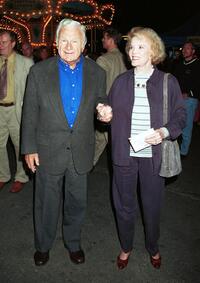 Eddie Albert and Nanette Fabray at the Santa Monica Pier.