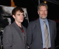 Nick Stahl and Clancy Brown at the "Carnivale" second season party.