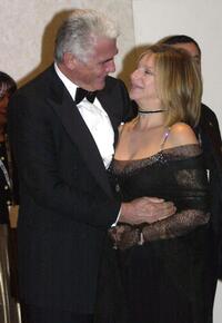 James Brolin and Barbra Streisand at the tribute gala, after receiving the 2001 American Film Institute Life Achievement Award.