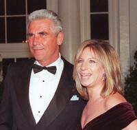 James Brolin and Barbra Streisand at the state dinner in honor of British Prime Minister.