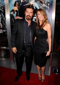 Josh Brolin and Diane Lane at the premiere of "Jonah Hex."