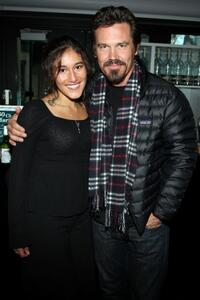Q'orianka Kilcher and Josh Brolin at the 2009 Sundance Music Festival.