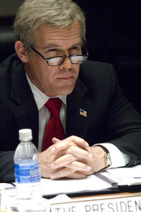 Josh Brolin as George W. Bush in "W."