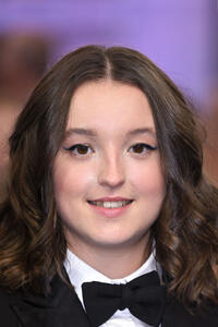 Bella Ramsey at the "Catherine Called Birdy" UK premiere in London.