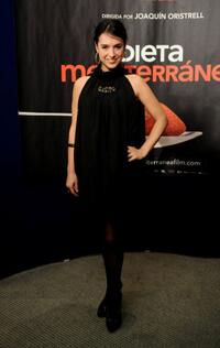 Cristina Brondo at the premiere of "Dieta Mediterranea."
