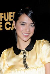 Cristina Brondo at the premiere of "Fuera de Carta."