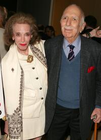 Helen Gurley Brown and David Brown at the premiere of "BOFFO: Tinseltown's Bombs and Blockbusters."