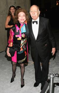 Helen Gurley Brown and David Brown at the Whitney Gala 2004.