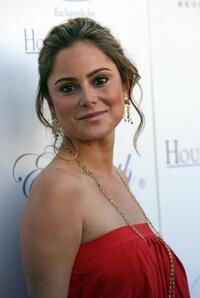 Amanda Brooks at the Gearys where Dame Elizabeth Taylor unveiled her House Of Taylor Jewelry Inc holiday collection.