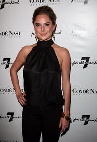Amanda Brooks at the 7 For All Mankind first retail store opening.