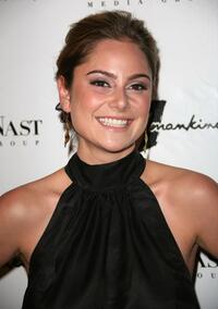 Amanda Brooks at the 7 For All Mankind first retail store opening.