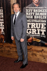 Jeff Bridges at the New York premiere of "True Grit."