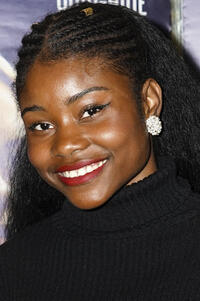 Wislanda Louimat at the "Zombi Child" Paris premiere.