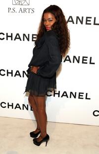 Golden Brooks at the CHANEL and P.S. ARTS Party.