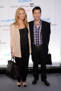 Lisa Kudrow and producer Dan Bucatinsky at the Digital Content Newfront Conference.