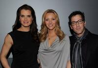 Brooke Shields, Lisa Kudrow and Dan Bucatinsky at the promotion of "Who Do You Think You Are?"