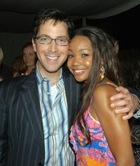 Dan Bucatinsky and Kimberly Kevon Williams at the premiere of "The Comeback."