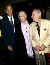 Mel Brooks, Anne Bancroft and Robert Sillerman at the West Bank Cafe for the opening night party for "squeeze Box".