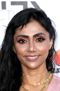 Adhrucia Apana at the premiere of "Domino: Battle of the Bones" in Los Angeles.