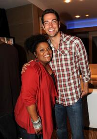 Yvette Nicole Brown and Zachary Levi at the Comic-Con 2010.
