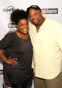 Yvette Nicole Brown and Mark Christopher Lawrence at the Comic-Con 2010.