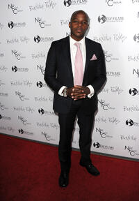 Edrick Browne at the California premiere of "Burning Palms."