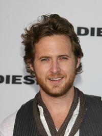 A.J. Buckley at the opening of the Melrose Place Diesel Store.