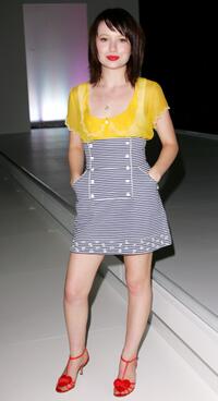Emily Browning at the LOreal Paris Runway 1 show as part of LOreal Melbourne Fashion Festival 2007.