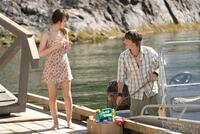 Emily Browning as Anna and Jesse Moss as Matt in "The Uninvited."